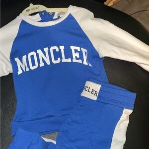 Baby moncler jogging suit